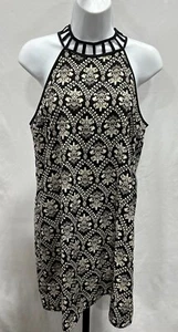 Monteau ladies size S sleeveless dress with cut out neck. - Picture 1 of 9