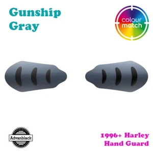 Gunship Gray Hand Guard Fit Harley Touring Softails Electra FLHT 1996+ - Picture 1 of 6
