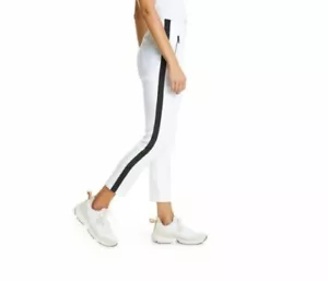 $325 Rag & Bone Pants Women 10 Simone Side Stripe Sporty Ankle High Waist - Picture 1 of 15