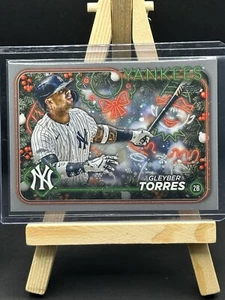 Gleyber Torres 2024 Topps Holiday #H101 plata brillo paralelo - Imagen 1 de 2