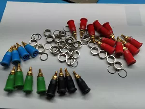 24pcs High Quality Banana Socket From Military Test Gear 4 Colour - Picture 1 of 14