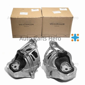 Pair of L&R OEM Engine Mounts For Audi A6 A7 Q7 Q8 A8 Cayenne 3.0 2.9 2019-2024 - Picture 1 of 4