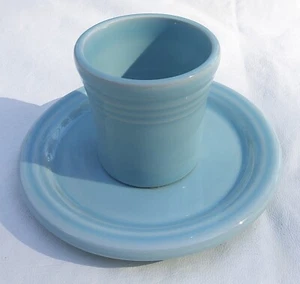 Fiesta NEW Sky Shot Glass & Coaster~set of 2~2024 Color, 1st Quality W/Tag, Mint - Picture 1 of 13