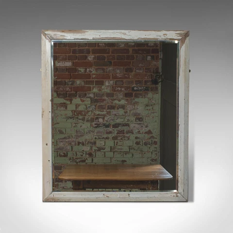 Large Antique Wall Mirror, English, Victorian, Painted, Pine, Circa 1900 Cover