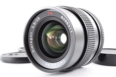 Contax Carl Zeiss Distagon T* 28mm f2.8 MMJ Lens from Japan [Near Mint] #1112 - Image 1 of 4