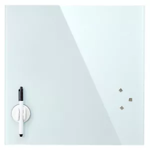 Glasmagnettafeln Memoboard Glastafel Notizboard Glasboard Weiß 45x45cm - Bild 1 von 3