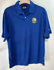 Nike Dri-Fit Golden State Warriors Polyester NBA Basketball Polo Shirt Medium