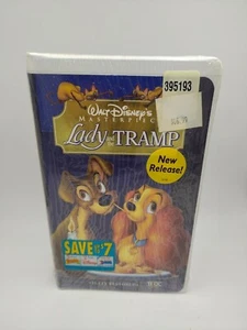 Walt Disney's Lady and the Tramp (VHS, 1998) Masterpiece Collection NEW SEALED! - Imagen 1 de 5