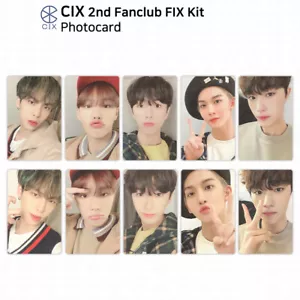 CIX 2nd Fanclub FIX Official Photocard BX Hyunsuk Jinyoung Seunghun Younghee - Picture 1 of 32