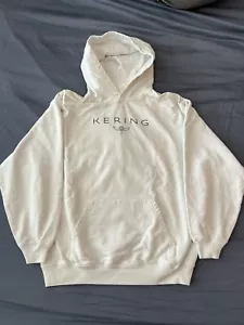 Authentic Balenciaga Kering Hoodie White XL - Picture 1 of 5