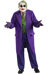The Dark Knight Deluxe The Joker Plus Size Halloween Costume - Picture 1 of 1