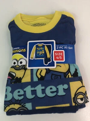 Juego de pijama Minions Boys 2 piezas talla 4/5 nuevo con etiquetas Foto 1 de 4