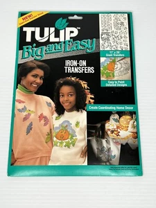 Vintage Tulip Big And Easy Iron-On Transfers To Paint Halloween Treats TDT15 NOS - Picture 1 of 2