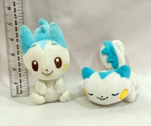 Muñeca de peluche de lona PACHIRISU 2007 y 7"" para dormir KUTTARI 2016 conjunto central de Pokémon - Imagen 1 de 9