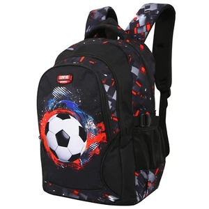 Football Backpack for Boys Girls Mens School Travel Daypack Soccer Sports Gift - Picture 1 of 10