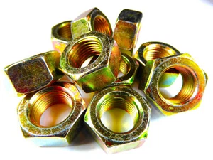 10 x DIN 934 Mutter M16x1,5, gelb verzinkt - Bild 1 von 1