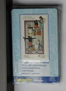 TESSERA FILATELICA - FRANCOBOLLO FOLCLORE SAGRA DEI MISTERI DI CAMPOBASSO - Imagen 1 de 1