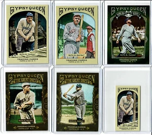 Babe Ruth 2011-2022 Topps Gypsy Queen Baseball Lot - ALL 33 Different Cards - Picture 1 of 12
