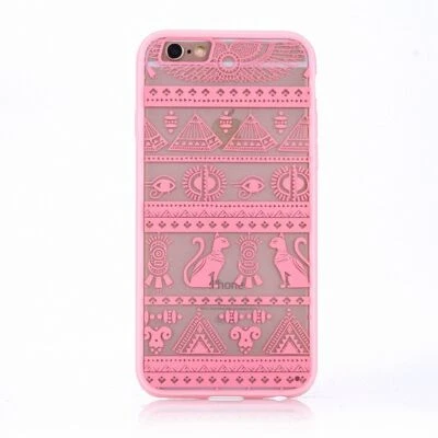 Apple IPHONE 7 Plus Custodia per Cellulare Mandala Case Motivo Egiziano Simbolo - Immagine 1 di 4