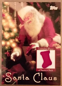 2007 Topps Santa Claus #SCR-SC Genuine Piece of Santa's Suit Patch Trading Card