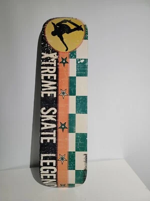 Skateboard  Wall Art Hanging , Skateboarding Home Decor Xtreme Skate Legend - Image 1 of 2