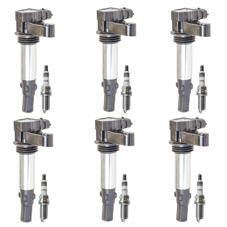 Kit de 6 bujías de iridio Denso bobina de encendido 6 NGK para Saab 9-3 2,8 V6 Foto 1 de 1