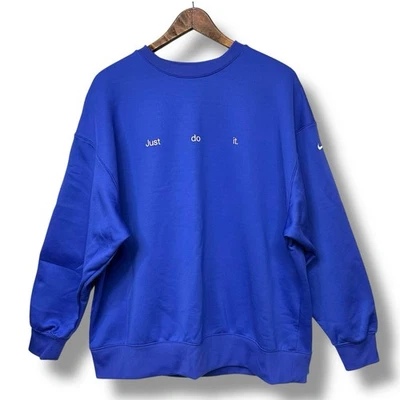 Sudadera Nike Therma-FIT polar Just Do It entrenamiento top púrpura azul para mujer L Foto 1 de 4