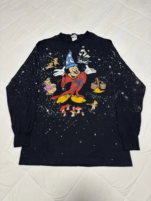 Camiseta Vintage 1990 Disney Fantasia 50 Aniversario Talla L Película Promo Foto 1 de 4
