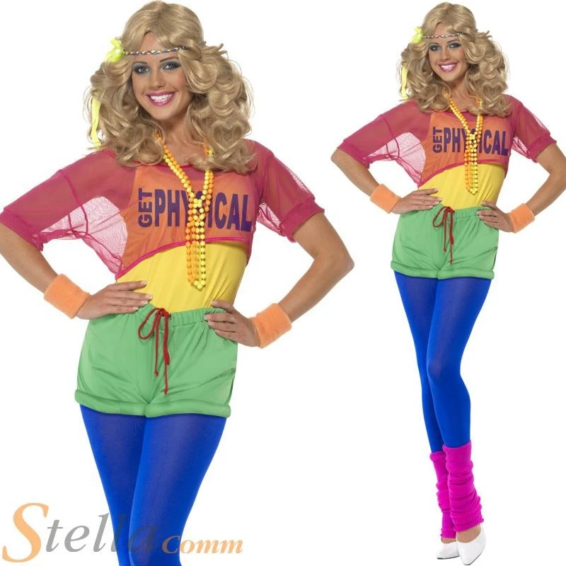 Smiffys - Disfraz físico Let's Get años 80 - Mujer Foto 1 de 1