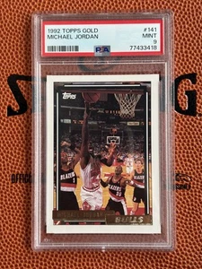 1992-93 Topps Gold Michael Jordan #141 PSA 9 - Graded - Picture 1 of 2