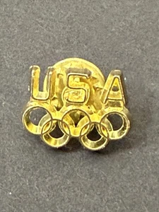 Vintage Olympia Olympiade Team USA Anstecknadel Button 80er Jahre - Bild 1 von 3