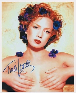 TRACI LORDS firmado a mano SIN TOP SEXY color 8x10 auténtico con certificado de autenticidad ANTIGUA ESTRELLA PORNO - Imagen 1 de 1