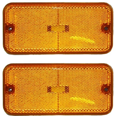 Side Marker Set For 1985-1996 Chevrolet G30 G3500 P30 85-95 G20 G10 G1500 Front - Image 1 of 4