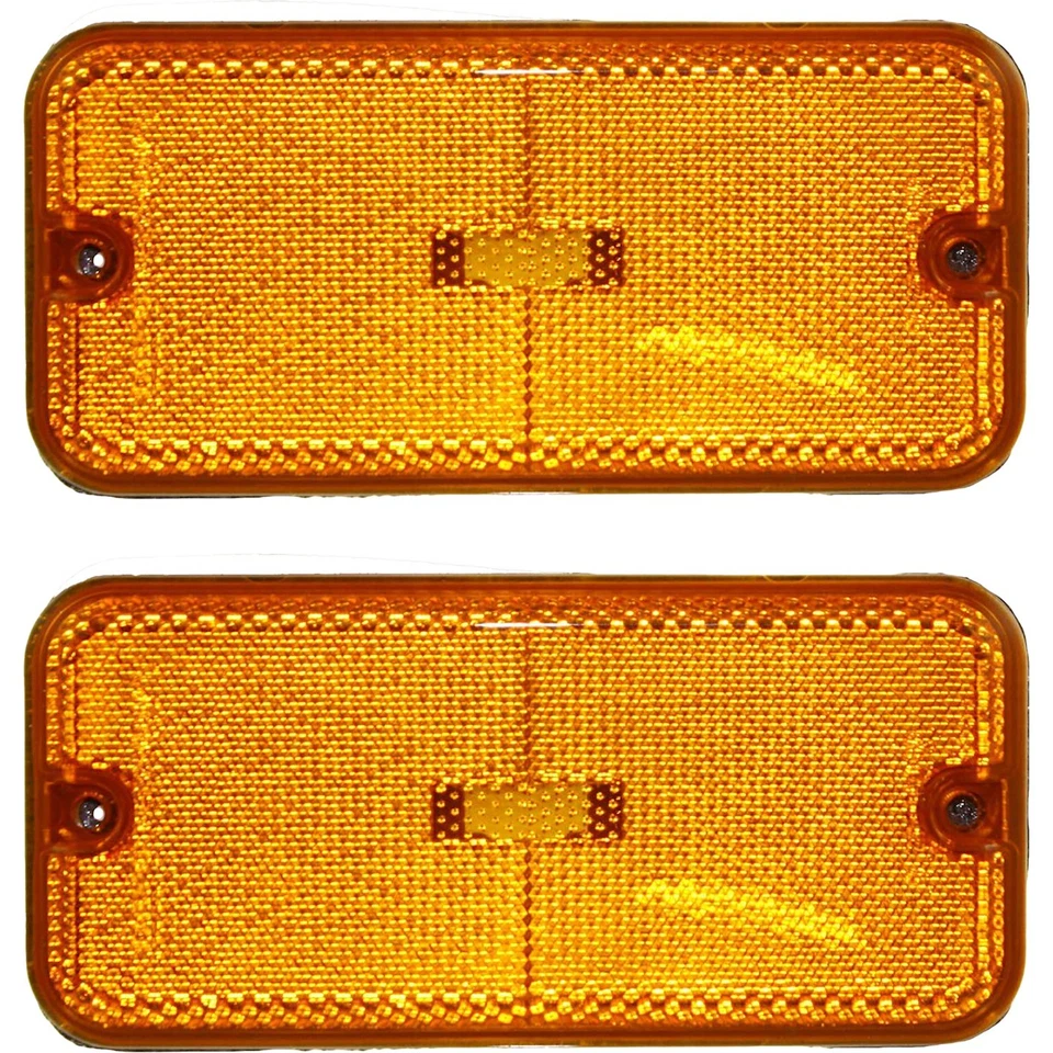 Side Marker Set For 1985-1996 Chevrolet G30 G3500 P30 85-95 G20 G10 G1500 Front - Image 1 of 4
