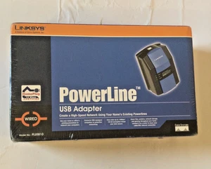 USB Adapter Powerline kabelgebunden Linksys Modell PLUSB10 brandneu fabrikversiegelt - Bild 1 von 3