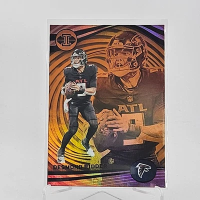 Desmond Ridder 2023 Panini Illusions Orange Parallel #4 Atlanta Falcons - Image 1 of 2