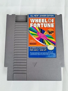 Nintendo NES Wheel Of Fortune Junior Edition Game Tested Works (1985) - Picture 1 of 2