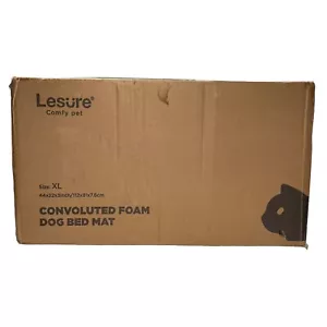(24120) Estera para perros Lesure Brand XL 44x32x3" cartón de huevos espuma NUEVA EN CAJA - Imagen 1 de 6