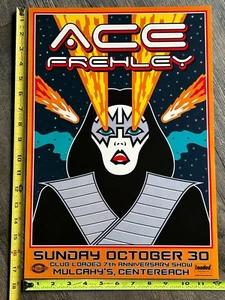 Kiss Konzert Poster ACE FREHLEY Rock And Roll Over Mulcahy 30. Oktober Vintage Kiss - Bild 1 von 3