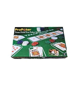 Green ProPoker Texas Hold'em Poker Set, Ambassador 200 Chips - Image 1 of 4