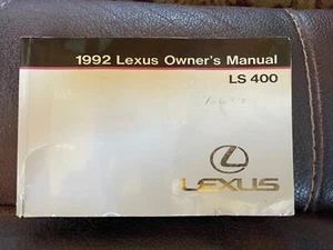 1992 Lexus LS400 Owners Manual Free Shipping - Picture 1 of 3