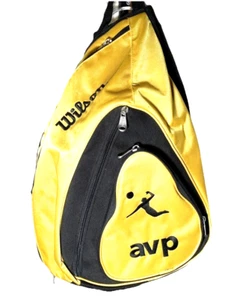 Wilson AVP Beach Volleyball Shoulder Sling Bag Yellow - Picture 1 of 5