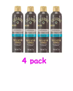 Gold Bond Men's Essentials Talc-Free Body Powder Spray Nightfall scent - 4pks - Picture 1 of 5