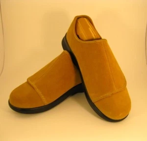 Scarpe Diabetiche Pantofole Propet-Coleman Tan Uomo Tg 8 EEE Extra Larghe Regolabili - Foto 1 di 15