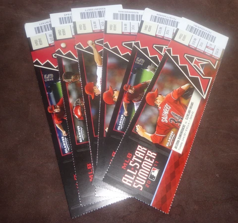 DIAMONDBACKS~2011 TICKET STUB PICK A DATE~SGA Cover