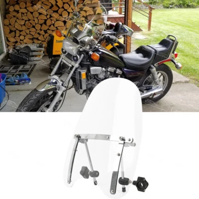 Parabrisas manillar 18"x16" para Honda V45 V65 Magna 700 750 7/8" 1" Foto 1 de 4