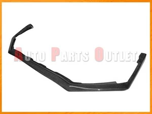 STI Style Carbon Fiber Front Bumper Add On Lip For 15-17 Subaru WRX / STI Sedan - Picture 1 of 2