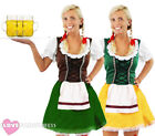 LADIES OKTOBERFEST COSTUME WITH STOCKINGS GERMAN BEER MAID BAVARIAN FANCY DRESS