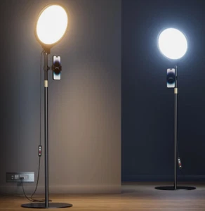 Professional 10.5" LED Ring Light with 72" Adjustable Stand and Phone Holder BLK - Picture 1 of 5