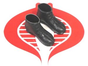 GI Joe Weapon Black Boots Low 1964 - 1970 1:6 Original Figure Accessory 